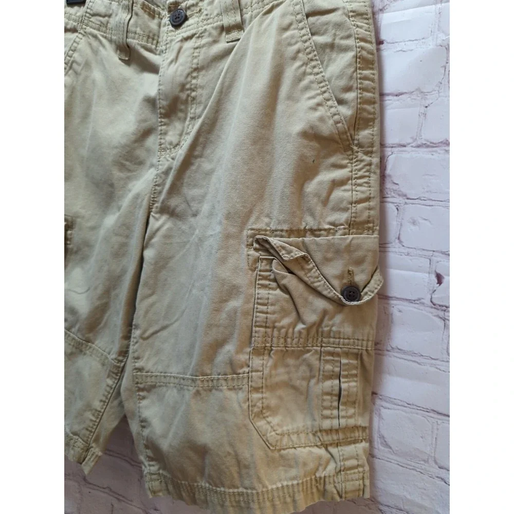 Urban Pipeline men's 29 Khaki cargo shorts tan cotton‎ classic length